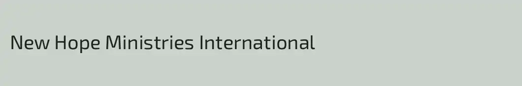 New Hope Ministries International